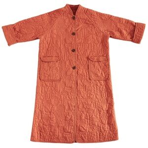 Hamsa House Robe in Coral by Jungalow